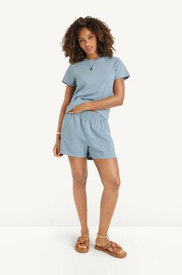 Coast Short - Dusk Blue Cotton Jersey