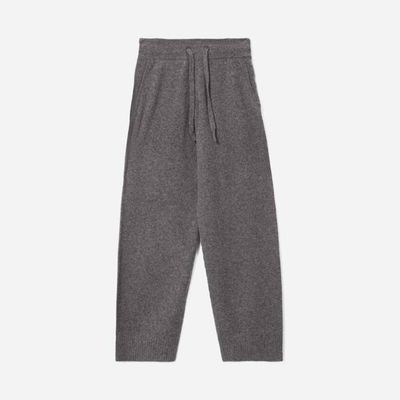 The Cozy-Stretch Wide-Leg Sweatpant | Heathered Charcoal