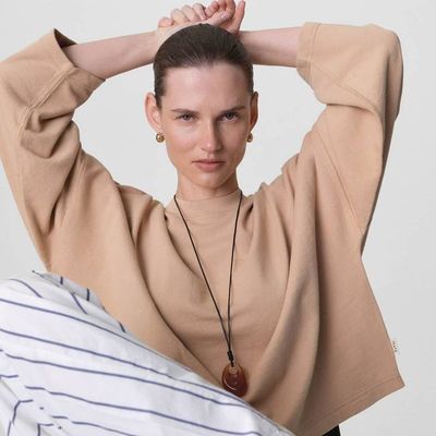 Organic Lightweight Terry Oversized Sweatshirt