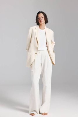 LAPO BLAZER IN BEIGE HEMP