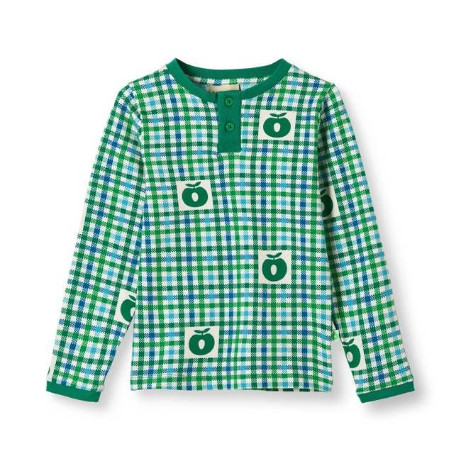 Wagener long-sleeved top with apples