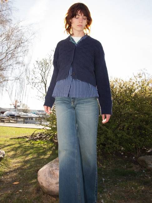 Wide Heidi Summer Shadow | Nudie Jeans