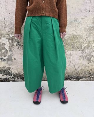 Lowie Leili Green Trousers