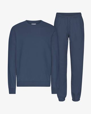 Organic Classic Sweatsuit - Petrol Blue