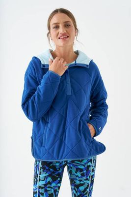 Lew Quilted Popover Sweat