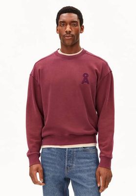ICONIC Å GMT DYE SWEATSHIRT | Samt rot gewaschen