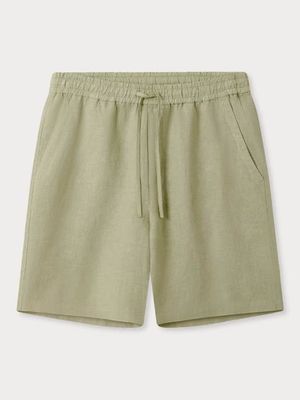 Kerala Green Joulter Leinenshorts für Herren