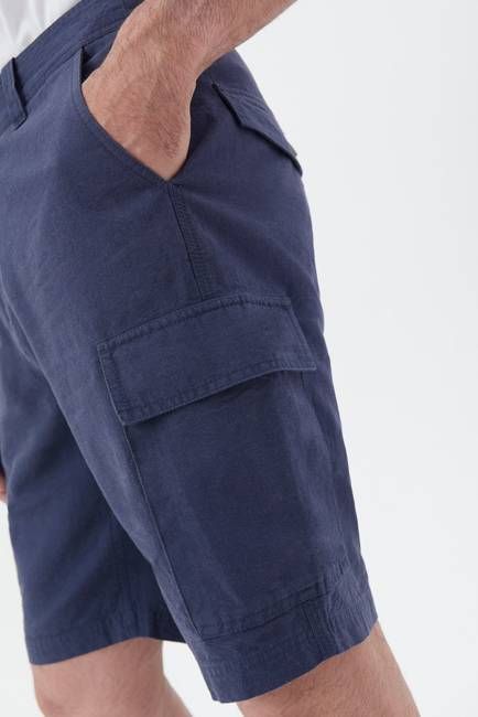 Men's Linen Adventure Cargo Shorts