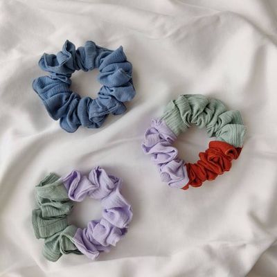 Pack of Three Patchwork Scrunchies - Chillax.co