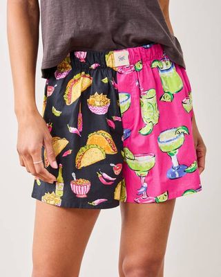 Guac On & Fresh Margarita - Boyfriend Boxer - Lava Rock