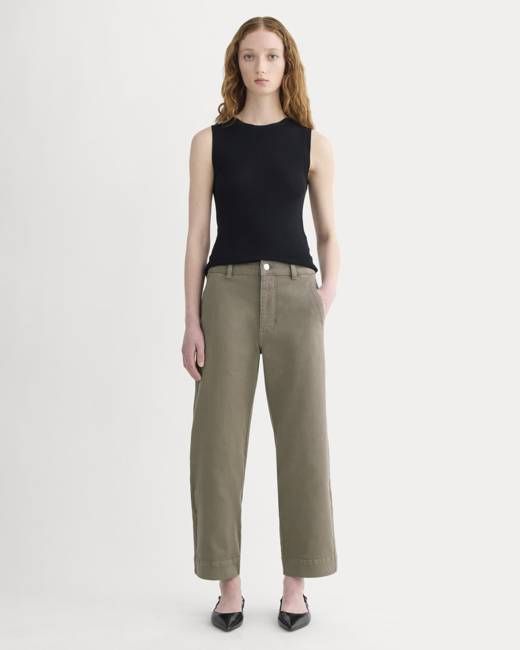The Utility Straight-Leg Pant | Taupe | 26.5" Inseam