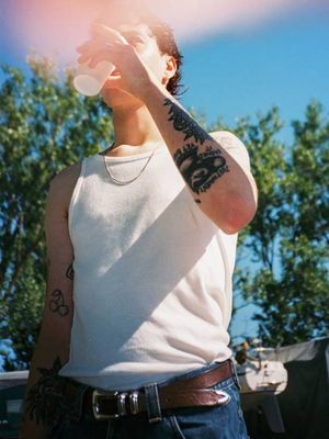 Tank Top Nudie Jeans Offwhite slim fit tank top | Nudie Jeans