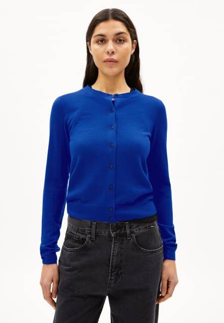 OPHALIAA MERINO CARDIGAN | lapis blue