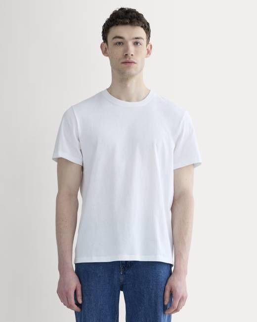 The Premium-Weight Crew | Uniform | White