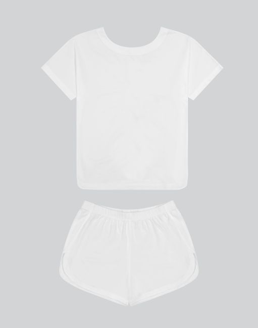 Organic Supima Cotton Sleep Tee Short Set