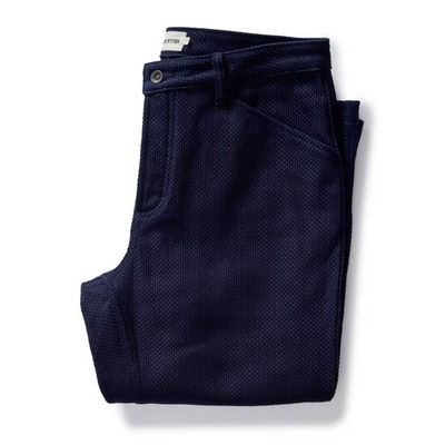 The Camp Pant in Rigid Indigo Sashiko