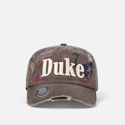 Hand-Painted Patch Distressed Cap