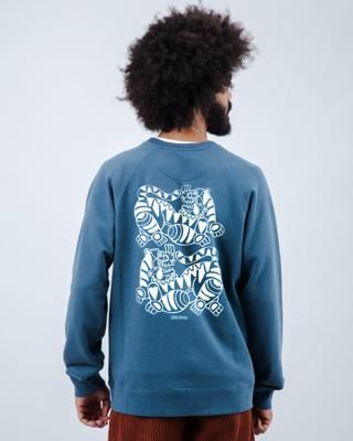 Asis Percales Tigris Sweatshirt Blue