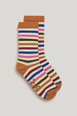 JoJo - Cotton Socks in Rainbow Stripe