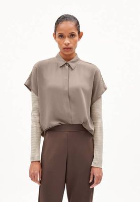 LARISAANA LS BLUSE| schlammiges Wasser