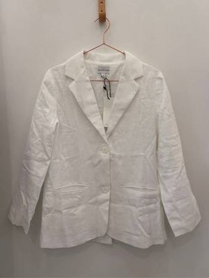 Sample Sale Parker Blazer in White Linen