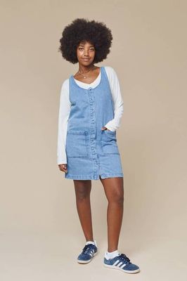 Denim Jumper Dress