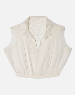 Vintage Edwardian Era Cotton Top - #1524