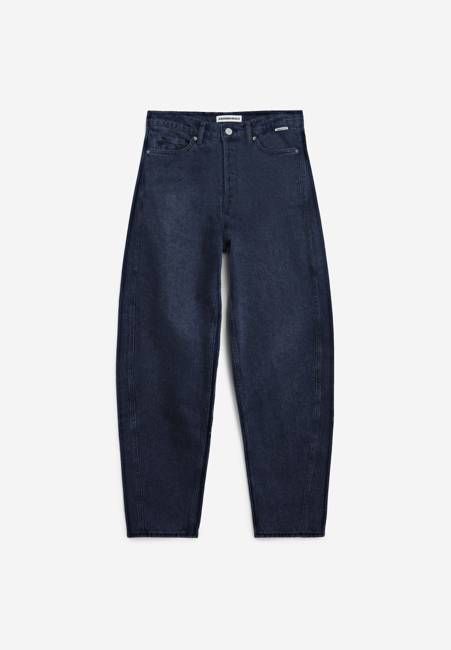 Armedangels Baarly High Waist Barrel Jeans — Fluid Ink