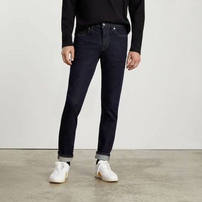 The Slim 4-Way Stretch Organic Jean | Uniform  | Medium Indigo