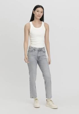 BEA High Rise Straight jeans made from organic denim