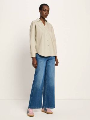 Oversize Hemdbluse (GOTS)