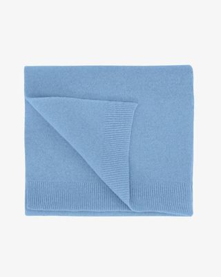 Merino Wool Scarf - Seaside Blue