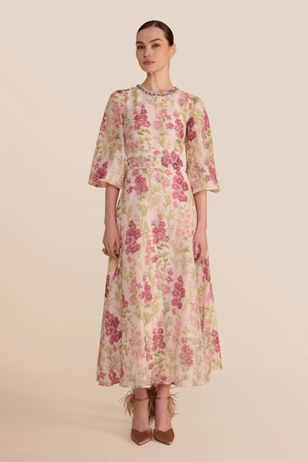 Mikela Delphinium Dress