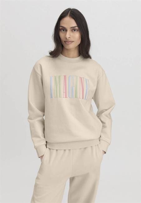 Relaxed sweatshirt made from pure organic cotton