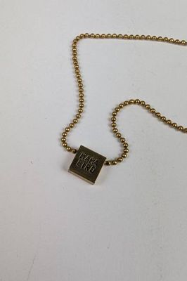 Stamped Ball Chain Chokers