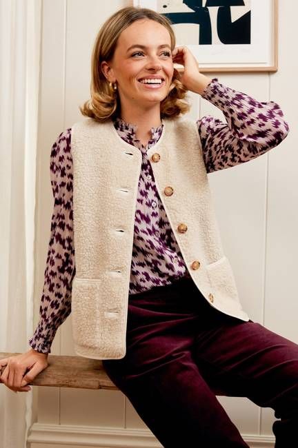 Gilet, Shirt & Corduroy Trousers