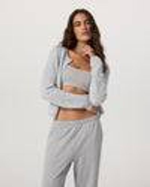 Émilie Cashmere Cardi | Women's Pale Grey Heather | Vuori