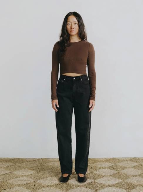 Una Jean, Recycled Denim, Vintage Black