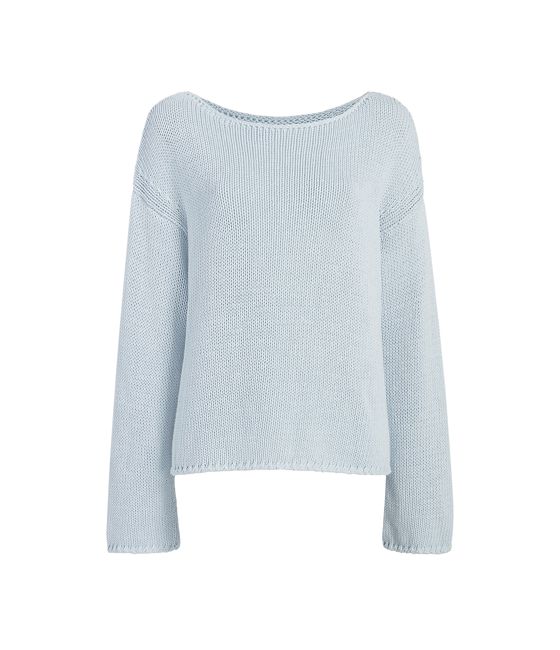 Draped Knit Sweater - Resale | Dusty Blue