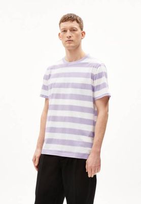BAHAAR STRIPES| lavendel hellweiß
