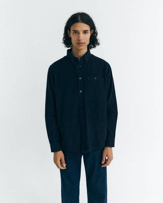 Blue micro corduroy Anto shirt