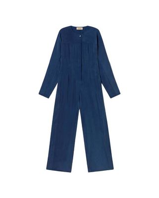 Blue Cupro Marcia jumpsuit