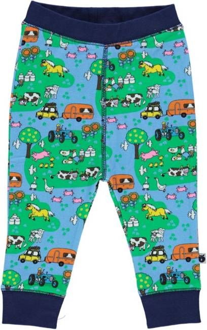 Baby leggings with landscape