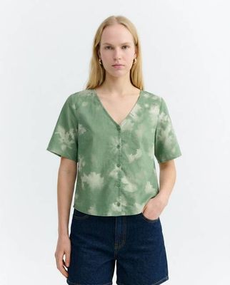 Bedruckte Bluse Typia Leia