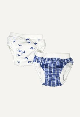 Trainer pants for potty training - Slate/Bird
