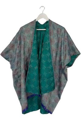 Trudi-Poncho Nr. 89 aus Seide im Vintage-Stil, Jodhpur Bearbeiten