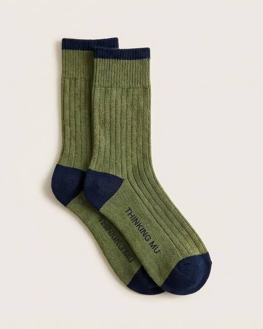 Thinking Mu Axel Green Socks