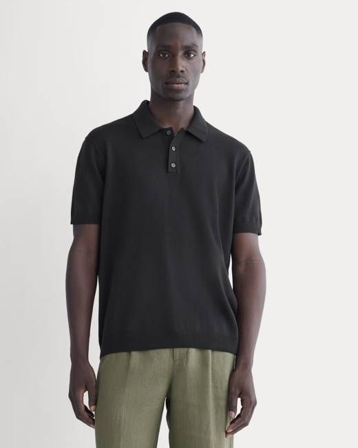 No-Sweat Polo | Black