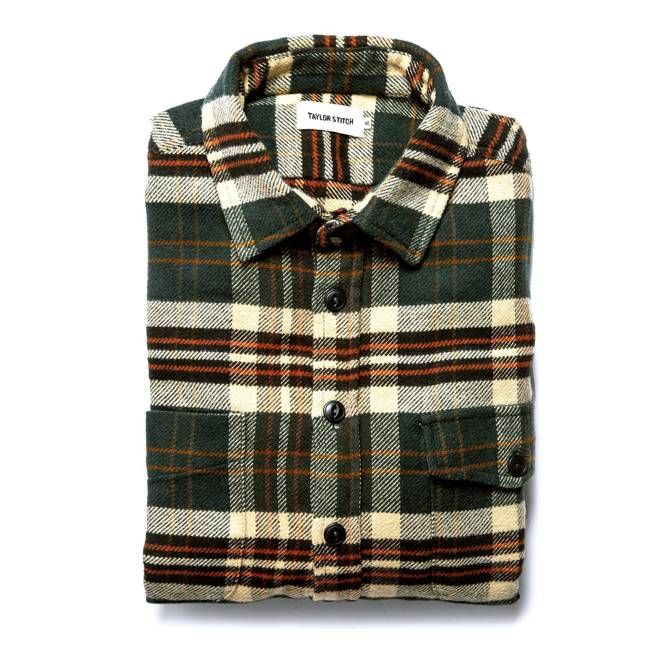 The Crater Shirt in Forest Plaid