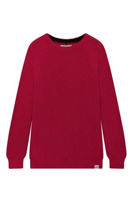 SERGIO - Womens Organic Cotton Jumper Red